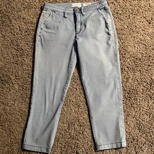 Light Blue Chino Anthropologie pants
